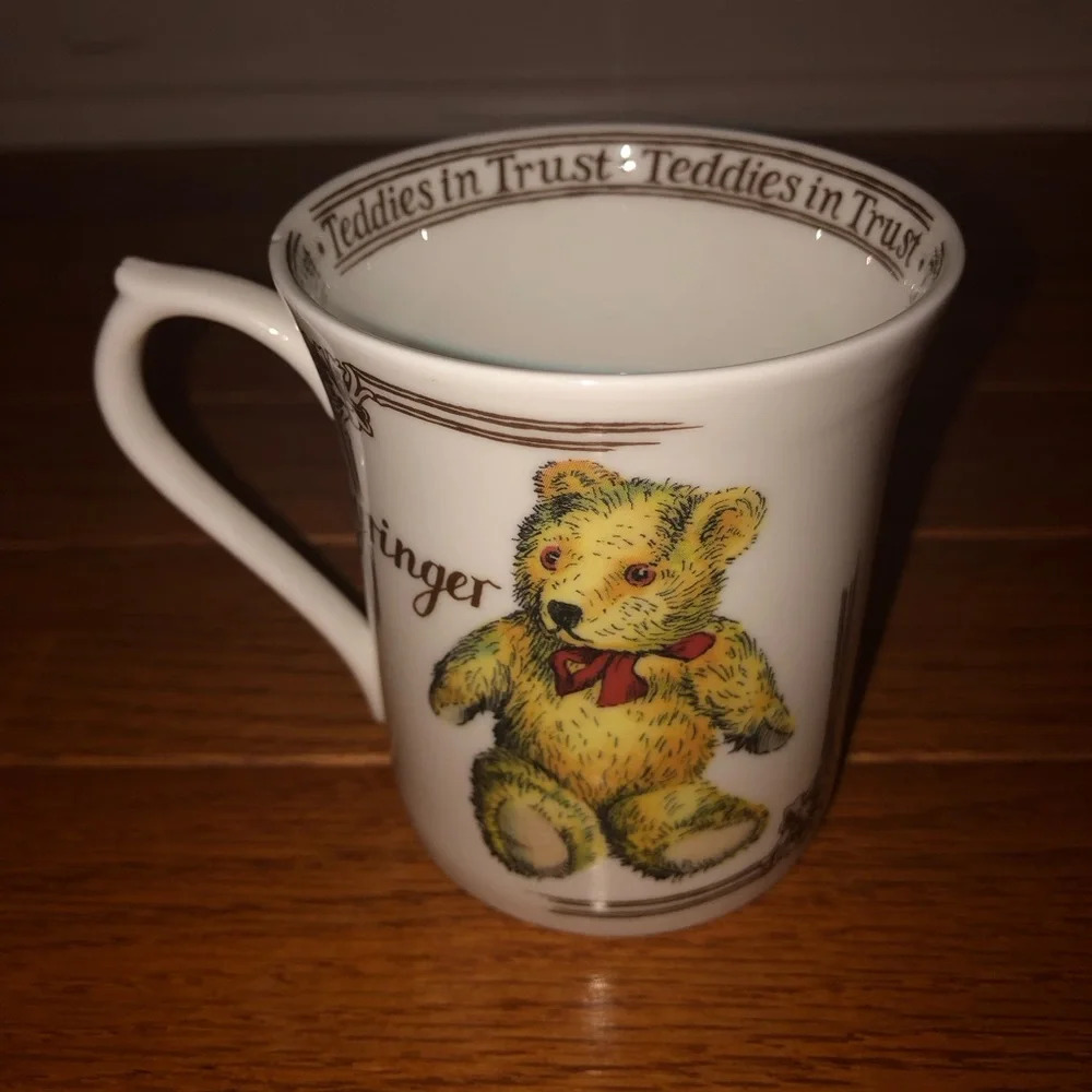 The National Trust Teddies in Trust Jasper & Syringer Fine Bone China Mug
